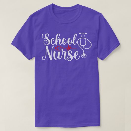 Funny School Krankenschwester Ärztin Geschenk Idee T-Shirt (Design vorne)