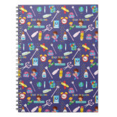 Funny School liefert zurück zum Schulmuster Notizblock (Vorderseite)