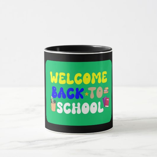 Funny School Mug - Mask to School 2025 Tasse (Zentrum)