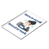 FUNNY SCHOOL NOTEBOOK FOR STUDENTS NOTIZBLOCK (Linke Seite)