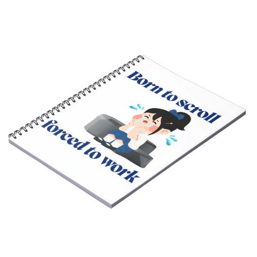 FUNNY SCHOOL NOTEBOOK FOR STUDENTS NOTIZBLOCK (Linke Seite)