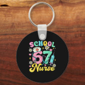 Funny School Nurse 67 Cute Medical Meme Design Schlüsselanhänger (Vorderseite)