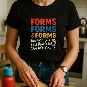 Funny School Paperwork Shirt; Niedliche Formen T-Shirt