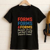 Funny School Paperwork Shirt; Niedliche Formen T-Shirt