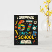 Funny School Six Seven Meme Student Teacher Joke 6 Karte (Gelbe Blume)