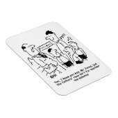 Funny School Sports Day Vathers Race Magnet (Rechte Seite)