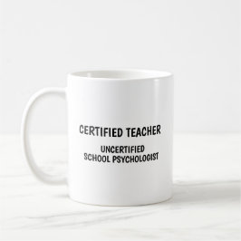 Funny School Teacher Life Kaffeetasse