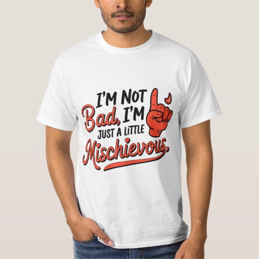 FUNNY SCHRIFTART DESIGNER T SHIRT (Vorderseite)