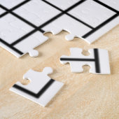 Funny Schwarz-weiß Crossword Puzzle Game (Seite)