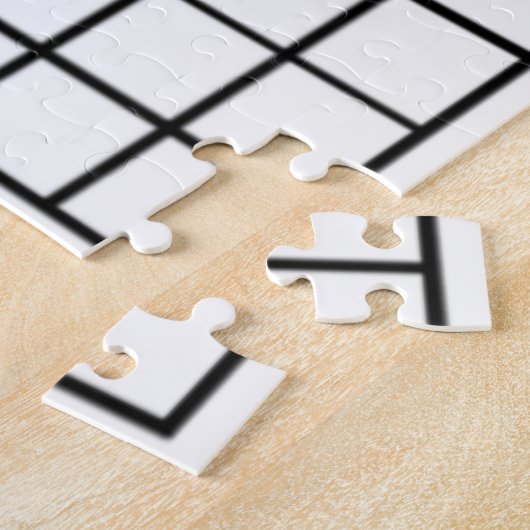 Funny Schwarz-weiß Crossword Puzzle Game (Seite)