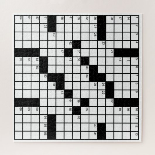 Funny Schwarz-weiß Crossword Puzzle Game (Horizontal)