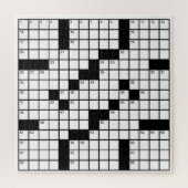 Funny Schwarz-weiß Crossword Puzzle Game (Vertikal)