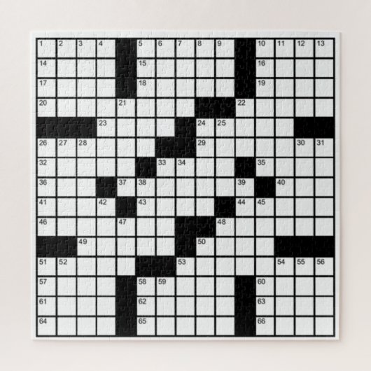 Funny Schwarz-weiß Crossword Puzzle Game (Vertikal)