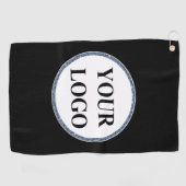 Funny Schwarz-weiß Manche erstellen Sie Ihr eigene Golfhandtuch (Horizontal)