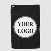 Funny Schwarz-weiß Manche erstellen Sie Ihr eigene Golfhandtuch (Vorderseite)