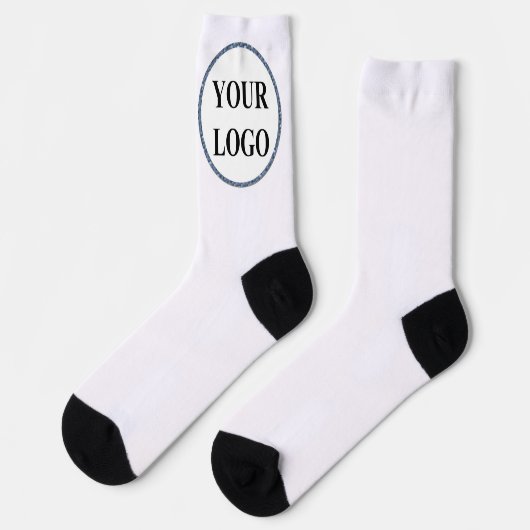 Funny Schwarz-weiß Manche erstellen Sie Ihr eigene Socken (Linkes Detail)