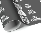 Funny Schweißen Vater Man Myth Legend Vater Welder Geschenkpapier (Rolleneckpunkt)