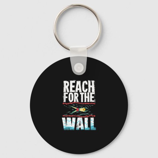 Funny Schwimmen Geschenk Ein Schwimmsportler Desig Schlüsselanhänger (Vorderseite)
