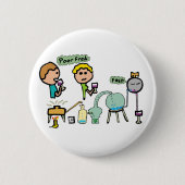 Funny Science Button (Vorderseite)