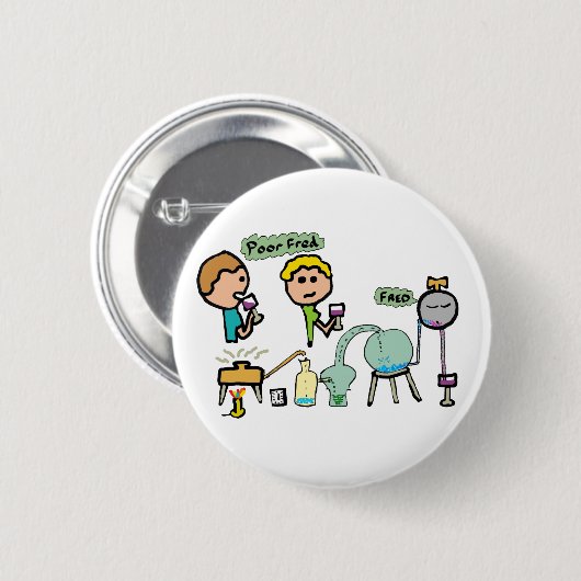 Funny Science Button (Vorne & Hinten)