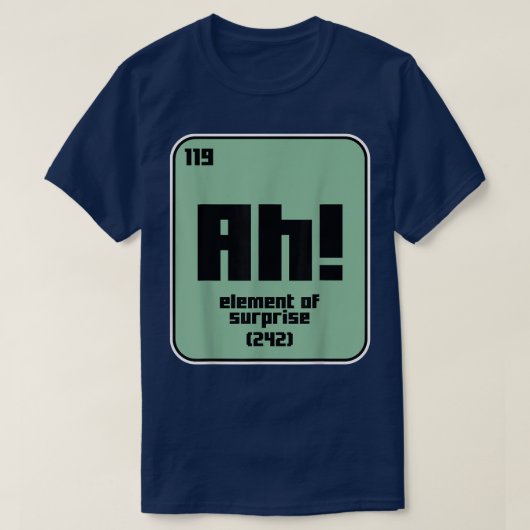 Funny Science Chemie Motivation Nerd Element Ge T-Shirt (Design vorne)