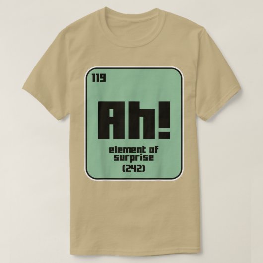 Funny Science Chemie Motivation Nerd Element Ge T-Shirt (Design vorne)