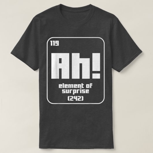 Funny Science Chemie Motivation Nerd Element Ge T-Shirt (Design vorne)