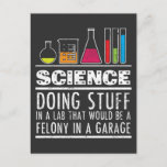 Funny Science Chemistry T Shirt für Nerd Postkarte<br><div class="desc">Funny Science Chemistry T Shirt für Nerd</div>