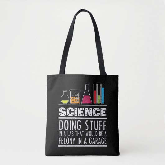 Funny Science Chemistry T Shirt für Nerd Tasche (Vorderseite)