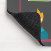 Funny Science Chemistry überreagiert Zitat nicht Mousepad (Ecke)