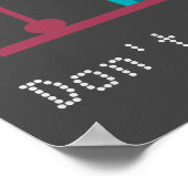 Funny Science Chemistry überreagiert Zitat nicht Poster (Ecke)