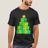 Funny Science Christmas Chemistry Spaß Ugly Sweat T-Shirt (Vorderseite)