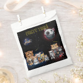 Funny Science Fiction Kitty Cat Custom Einladung Geschenktütchen (Ausgeschnitten)