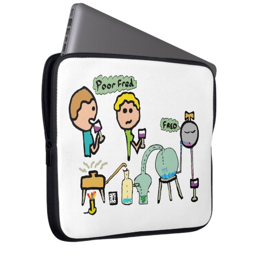 Funny Science Laptopschutzhülle (Vorne Rechts)