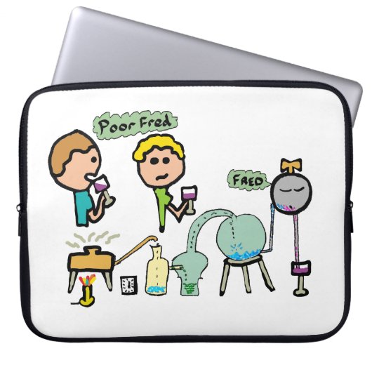 Funny Science Laptopschutzhülle (Vorderseite)