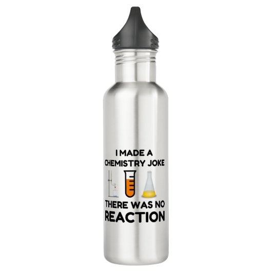 Funny Science lover Chemie Witz Edelstahlflasche (Links)