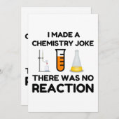 Funny Science lover Chemie Witz Feiertagskarte (Vorne/Hinten)