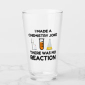 Funny Science lover Chemie Witz Glas (Vorderseite)
