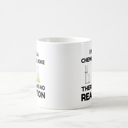 Funny Science lover Chemie Witz Kaffeetasse (Mittel)
