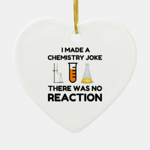 Funny Science lover Chemie Witz Keramik Ornament