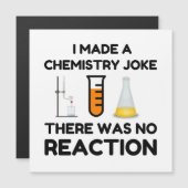Funny Science lover Chemie Witz Magnetkarte (Vorne/Hinten)