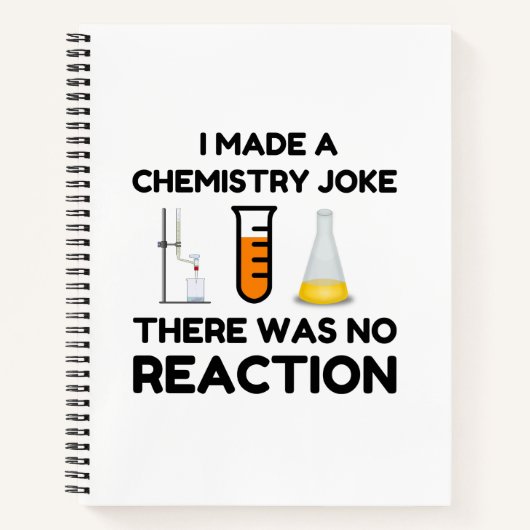Funny Science lover Chemie Witz Notizblock (Vorderseite)