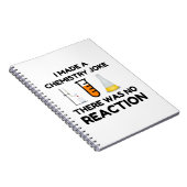 Funny Science lover Chemie Witz Notizblock (Rechte Seite)