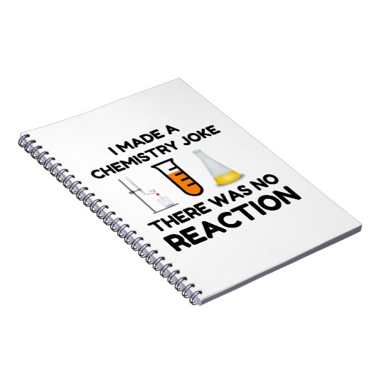 Funny Science lover Chemie Witz Notizblock (Rechte Seite)