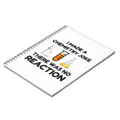 Funny Science lover Chemie Witz Notizblock (Linke Seite)