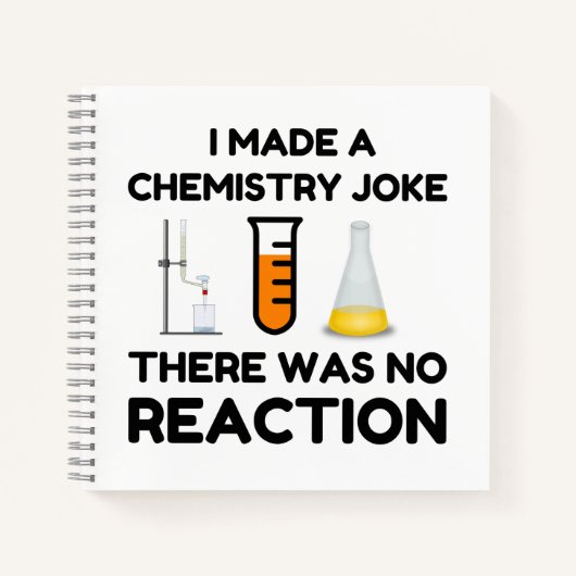 Funny Science lover Chemie Witz Notizblock (Vorderseite)