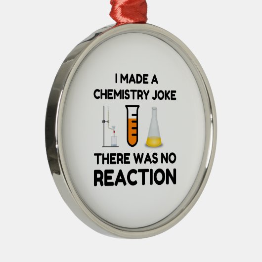 Funny Science lover Chemie Witz Ornament Aus Metall (Rechts)