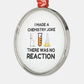 Funny Science lover Chemie Witz Ornament Aus Metall (Links)