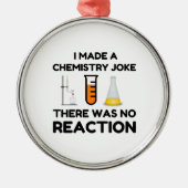 Funny Science lover Chemie Witz Ornament Aus Metall (Vorne)
