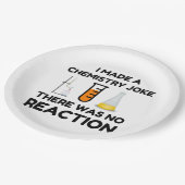 Funny Science lover Chemie Witz Pappteller (Schrägansicht)